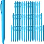 deegtran Pens Bulk, 50 Pack No Bleed Grey Barrel Black Ink Click Pens, Wholesale Retractable Ballpoint Pens, Pen Medium Point, Smooth black Ink Pen, 1.0MM