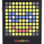 Lite-Brite Touch - 12 Art Guides, 100 Light-Up Buttons, 7 Colors, Portable Stem Learning Toy for Ages 6+