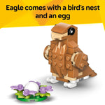lego creator 3 in 1 cute hamster with flower building toy for kids ages 7+