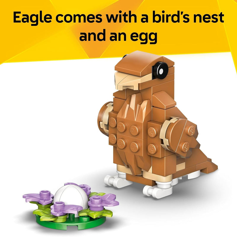 lego creator 3 in 1 cute hamster with flower building toy for kids ages 7+