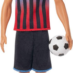 Barbie Careers USSF Soccer Fashion Ken Doll Dressed in Removable Sport-Themed Outfit & Shoes with Accessories