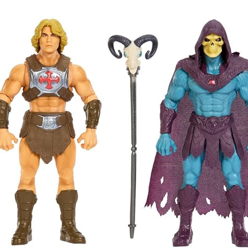 ​Masters of the Universe Action Figure Toy 4 Pack, 5.5 Inch 2026 Movie Accurate with 1 Exclusive, 14 Posable Joints, Galitzine Elba Björnsson