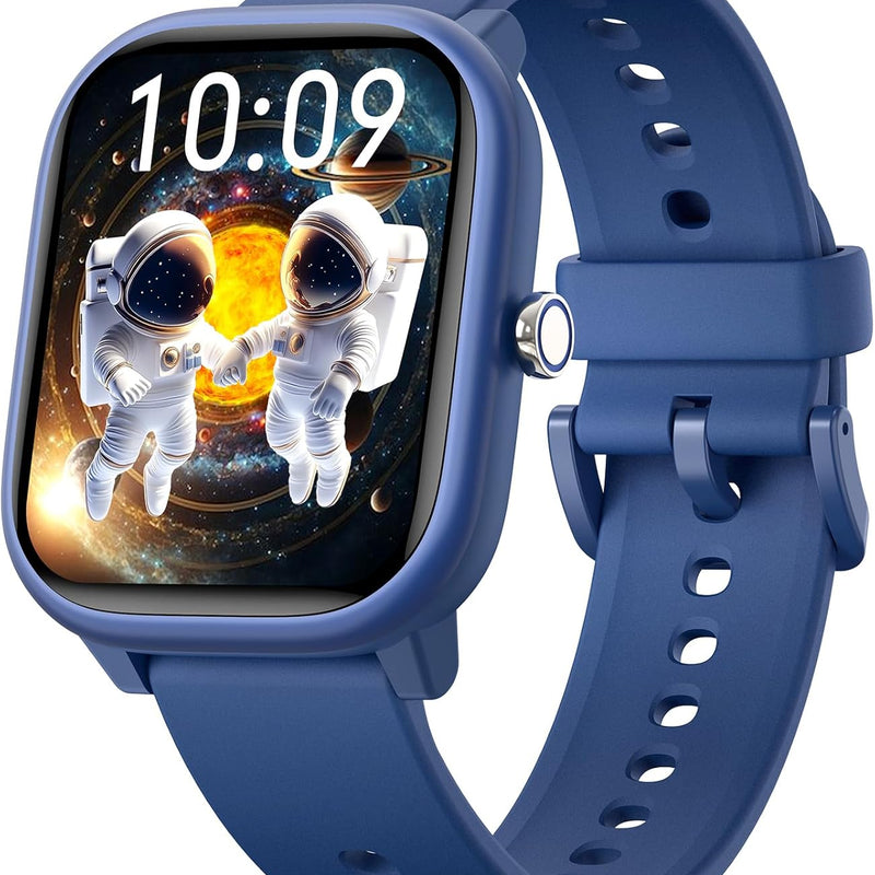 Smart Watch for Kids - No App/Phone Needed, 1.8" IP68 Waterproof, Pedometer, Heart Rate, Sleep Monitor, 12 Puzzle Games
