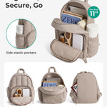 BAGSMART Mini Backpack for Women, Lightweight Puffer Backpack Purse, Quilted Casual Daypack, Water-Resistant Bookbag | Quilted Casual Daypack, Water-Resistant Bookbag for Daily, with Anti-theft Pocket, work