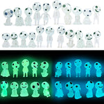 CCINEE 20Pcs Glow in Dark Tree Elves Fairy Luminous Ghost Micro Landscape Accessories Miniature Tree Elves Decoration for Garden Landscape Aquarium Dollhouse Potted Plants Decoration