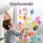 30-Piece Sticky Spider Web Hands: Fun Halloween Party Favors, Classroom Prizes, Goodie Bag Stuffers