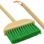 JustForKids Wooden Detachable Kids Cleaning Set - 6 Piece STEM Housekeeping Kit For Toddlers Girls & Boys