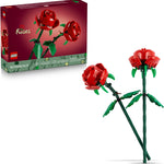 LEGO 40460 Artificial Red Roses Building Toy Kit for Kids, Girls & Boys, Ages 8+