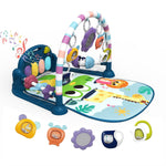 dearlomum Baby Play Mat Gym with Lights, Music & 5 Sensory Toys for Newborns 0-12 Months (Pink)
