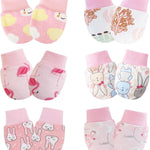 Baby Mittens No Scratch Mittens Infant Soft Gloves Mittens for 0-6 Months Boys Girls
