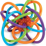 Manhattan Toy Winkel Rattle & Sensory Teether: Classic Baby Toy for Clutching and Auditory Stimulation