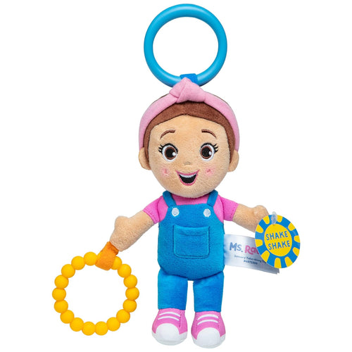 ms. rachel official sensory take-along baby swing and stroller teething toys for girls and boys 3 months-1+