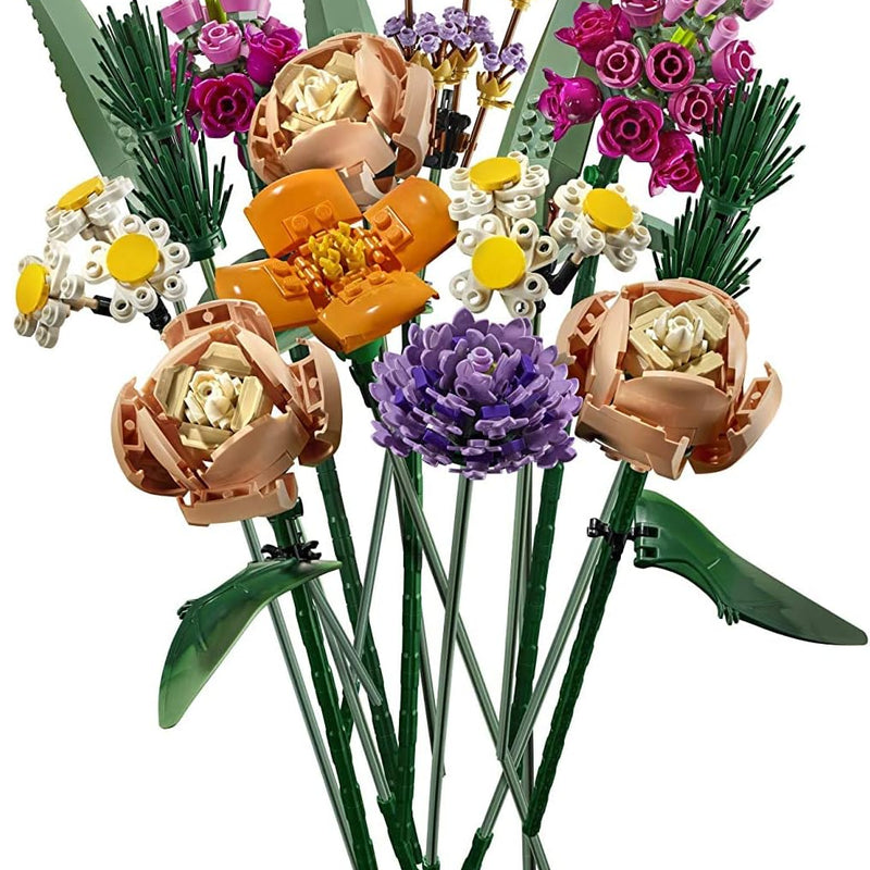 LEGO Artificial Flower Bouquet Building Set, Ages 18+, Small Fake Flowers for Home Decoration, Gift for Birthdays, 10280