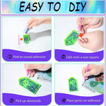 Acelii 6 Pack 5D Cartoon Diamond Painting Kits for Kids Beginners | Cute Animals DIY Diamond Art Kit for Kids,Full Round Drill Big Gem Art for Kid,Home Wall Decoration 6X6 inch