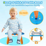 Toddler Girl Toys - Kikidex Magnetic Drawing Board, 1-2 Year Old, Light Blue, Doodle Board Pad Learning and Educational Toys