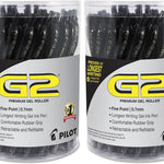 Pilot G2 Premium Gel Roller Pen, Retractable and Refillable, Fine Point 0.7 mm, Black Ink, 36 Count