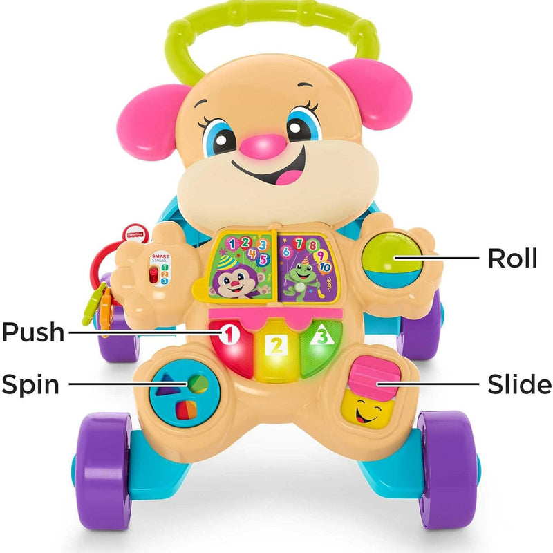 Fisher-Price Laugh & Learn Smart Stages Sis Walker for Infants Ages 6+ Months