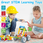 ToyTonix 10-in-1 STEM Engineering Building Kit for Kids 4+, 167PCS Creative Construction Toy