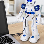 KingsDragon RC Robot, Programmable Remote Control Smart Robot for Kids, Ages 3-8, Gesture Control, LED Lights