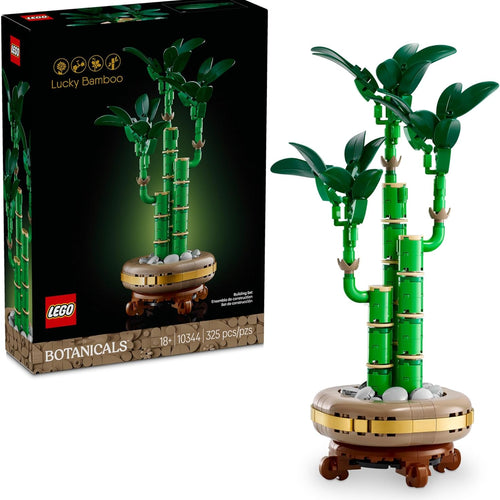 Lego Botanicals Lucky Bamboo Building Set for Adults, Artificial Plant for Indoor Home Decor, Gift for Him