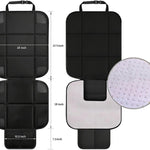 VLM Car Seat Protector for Child Baby Car Seat,600D Waterproof Car Seat Cover with Thick Padding, Non-Slip Backing and Mesh Pockets