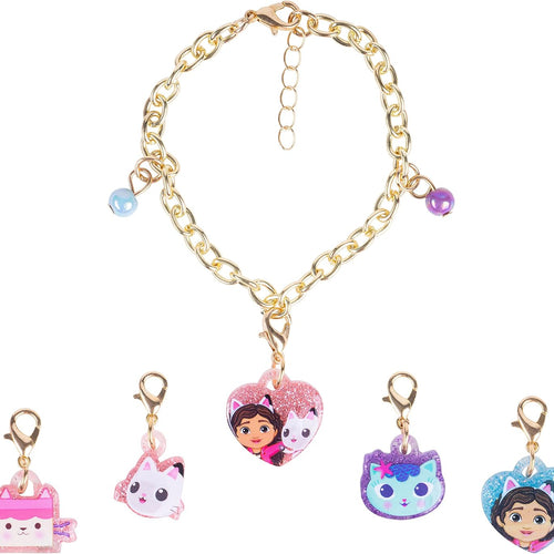 LUV HER Girls Add A Charm Toy Bracelet and Costume Jewelry Box Set - Ages 3+