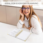 Aesthetic Thick Spiral Notebook With Tabs - Premium Journal For Women Size B5 - College Ruled Note Book With 300 Lined Pages and Dividers - Perfect For Writing And Staying Organized at Work or School