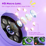 Ashfly Portable Microscope for Kids with 2-inch IPS Screen and 1080P Autofocus Imaging Technology