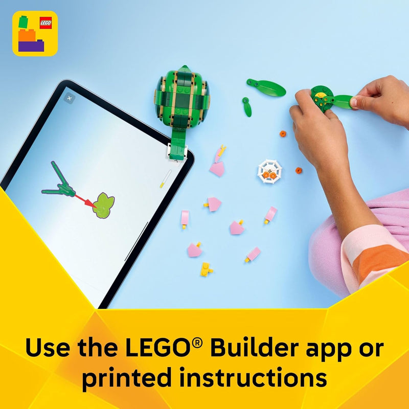 Lego Creator 3 in 1 turtle building toy for kids ages 7+ with animal figures