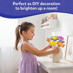 Skillmatics Poke-in Art – Flower Bouquet, Wood Craft Kit, Gift for Kids | Mess-Free, DIY Room Decor, Fine Motor Skills, Pretend Play, Screen-Free Travel Activity, Girls & Boys Ages 4, 5, 6, 7, 8, 9