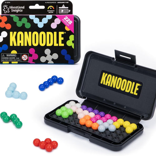 Educational Insights Kanoodle 3D Brain Teaser Puzzles for Kids and Adults with 228 Challenges