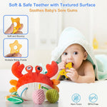 Car Seat Toy, Stroller Toy with a Convenient Clip | Carseat Toys Hanging Baby Accessories,Built-In Bell, Rattle,Mirror for infant,Babies Gift 0-3-6-12 months Boy Girl