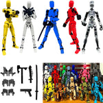 2026 New Assembly Completed-Titan 13 Action Figure,Dummy Robot 13 Action Figures Set,3D Printed Multi-Jointed Action Figures,Nova 13 Action Figure for Collectors Desktop Decorations (5pcs)