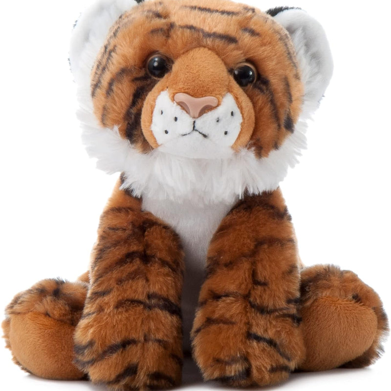 The Petting Zoo Tiger Stuffed Animal, Gifts for Kids, Wild Onez Zoo Animals, Tiger Plush Toy 9 inches