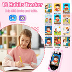 Multifunctional Kids Smart Phone with Dual Camera, Games & Music Player, Toddler Learning Toy, Ages 3-10