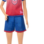 Barbie Careers USSF Soccer Fashion Ken Doll Dressed in Removable Sport-Themed Outfit & Shoes with Accessories