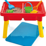 Kidoozie - Sand 'n Splash Activity Table | Scoop, pour and build at stand-up height - dual sensory bins with a cover for backyard mornings or playroom days, Ages 2+
