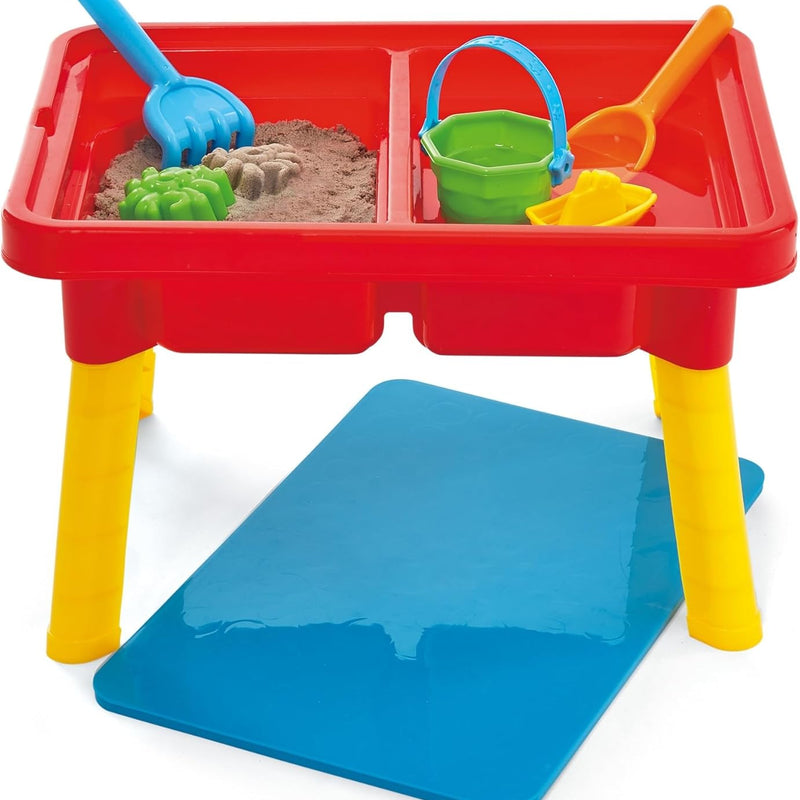 Kidoozie - Sand 'n Splash Activity Table | Scoop, pour and build at stand-up height - dual sensory bins with a cover for backyard mornings or playroom days, Ages 2+