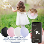Apple AirTag Holder for Kids with Invisible Pin and Anti-Lost Design
