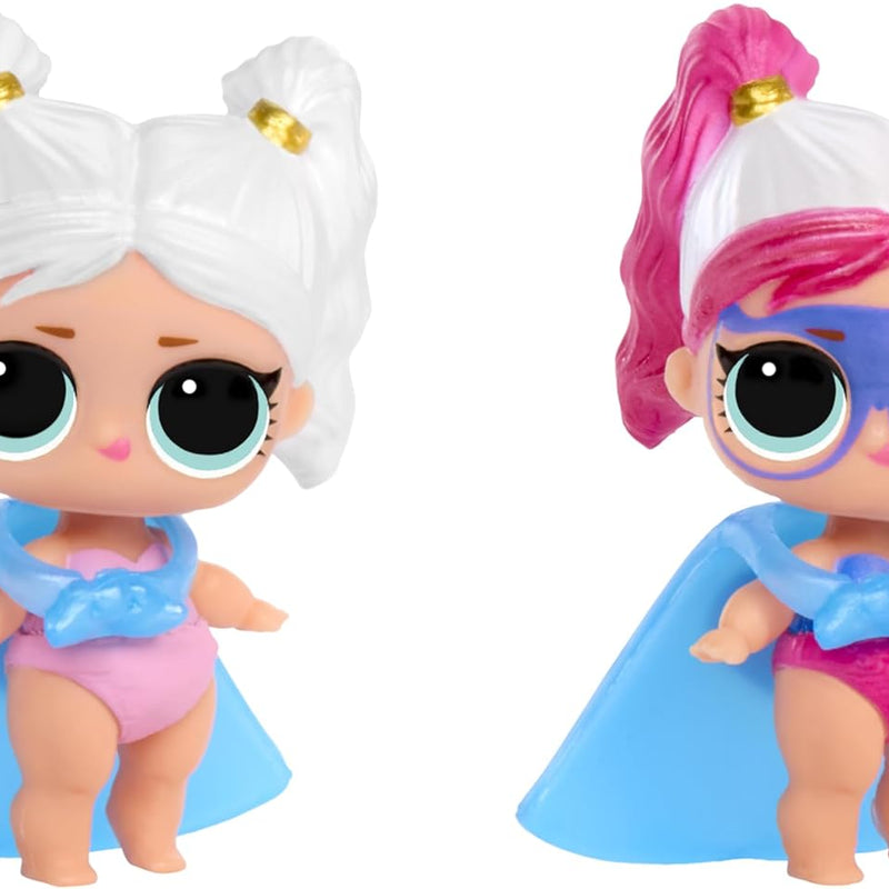 LOL Surprise Eye Spy Series Baby Sisters Dolls with Color Change Feature and Interactive Ball Packaging