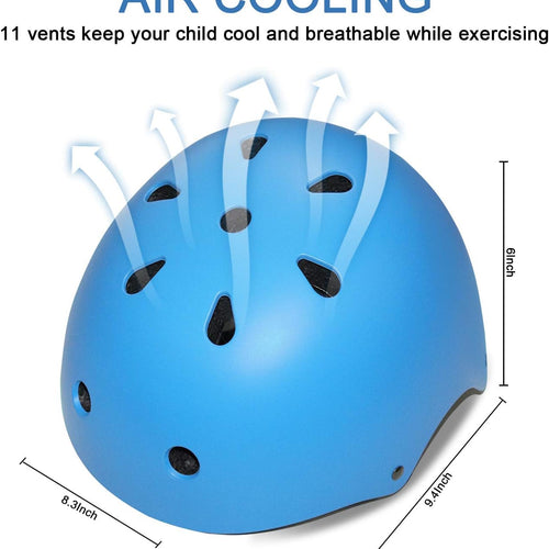 Bursun Kids Bike Helmet, Adjustable Toddler Helmet for Ages 2-14, Multi-Sport Helmet for Kids Boys Girls, Skateboard, Roller Skating, Bicycle Scooter