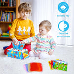 Baby Toys 6-12 Months: Baby Tissue Box 6 Month Old Montessori Toy | Pulling Play Scarf Soft Box with Crinkle Paper - Infant Sensory Toy for Babies 7 8 9 10 Month Old 1st Birthday Boy Girl Gifts