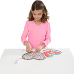 Melissa & Doug Stained Glass Made Easy Activity Kit: Butterfly - 140+ Stickers Kids Sticker Stained Glass Craft Kit; Sun Catchers for Kids Ages 5+