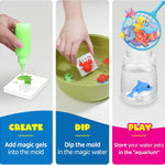 Magic Water Elf Toy Craft Kits for Kids, DIY Your Own Aqua Fairy Water Pets & Squishy Maker Toys with 10 Magic Gels and 8 Molds, Art Supplies Arts and Crafts for Kids Boys and Girls Ages 4-8 6-8