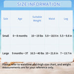 ALVABABY Swim Diapers 2pcs Reusable Baby Boy Swim Diaper 0-8 Months Adjustable Snap Washable Infant Toddler Swimming Diaper for Pool Beach & Swim Lessons – Waterproof PUL Leak-Proof UPF 30+ Small Size