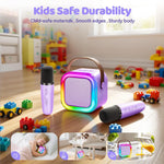IROO Mini Karaoke Machine for Kids with Wireless Mics and Colorful Lights, Bluetooth 5.3, Ages 4+ Years Old