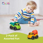 Aigitoy Toddler Car Toys Dump Truck Mixer Cement, BPA Free, Phthalates Free, PVC Free