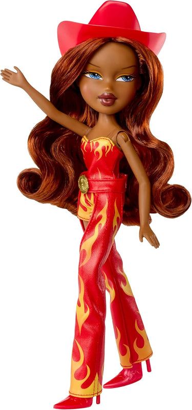 Bratz Sassy Stampede Sasha Fashion Doll with Accessories: Western, Cowgirl Style Clothes & Accessory Pieces