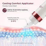 Momcozy Cooling Nipple Cream Safe for Nursing,Fast Relief with Cooling Ceramic Applicator for Cracked Nipple & Dry Skin, No Lanolin Nipple Butter,Plant-Based Formula, Breastfeeding Essentials, 1.76oz