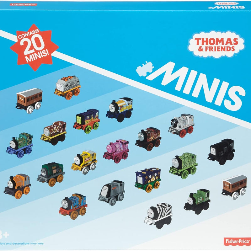 Thomas & Friends MINIS 20 Pack Toy Trains for pretend play and imaginative storytelling